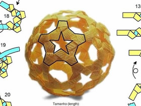 如何折纸球体 手工折纸球的方法图解