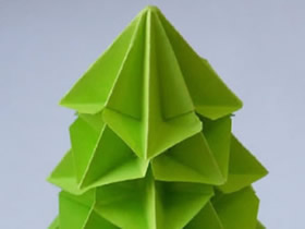 怎么折圣诞树 圣诞树的折纸方法图解