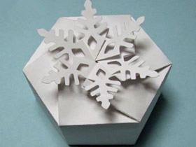 六边形纸盒展开图 六边形纸盒的折法图解