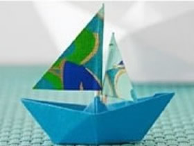长方形纸如何折纸船图解 小船的折法简单一点的