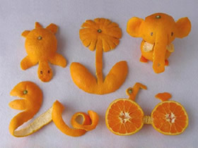 橘子皮的玩法大全 简单橘子皮小手工制作