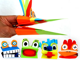 怎么制作儿童手偶 简单折纸手偶玩具图解