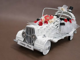 如何制作婚车模型 精美婚车模型的做法