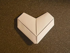 怎么折纸漂亮的爱心 儿童简单折纸爱心图解