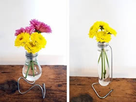 怎么用灯泡制作花瓶 简易玻璃花瓶手工制作