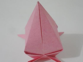 怎么折纸桃子的方法 立体桃子的折法图解