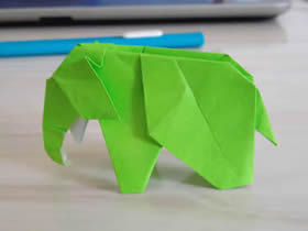 怎么折纸大象带CP图 复杂手工折纸大象图解