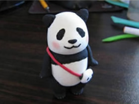 怎么做粘土大熊猫图解 超轻粘土卡通大熊猫