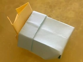 怎么折纸小床的方法 简单小床的折法图解