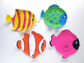 怎么做餐盘小鱼的方法 幼儿餐盘手工制作小鱼