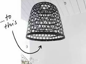 怎么把竹筐做成灯罩 竹筐手工制作灯罩图解