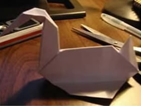 怎么折纸立体鸭子图解 简单鸭子的折法步骤