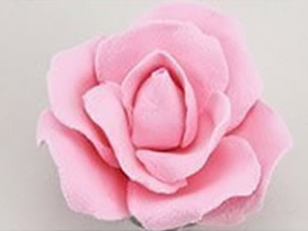 怎么做粘土玫瑰花图解 超轻粘土DIY制作玫瑰花