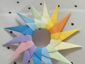 多角飞镖怎么折图解 儿童手工折纸飞镖的方法