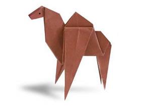 怎么折纸单峰骆驼教程 幼儿手工折纸骆驼图解