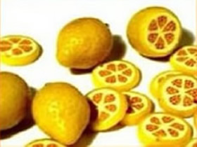 怎么做粘土柠檬片图解 超轻粘土制作柠檬片