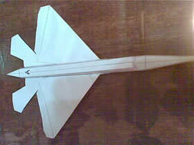 怎么做漂亮战斗机模型 纸飞机模型手工制作