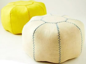 怎么做南瓜坐垫的方法 手工布艺南瓜形坐垫