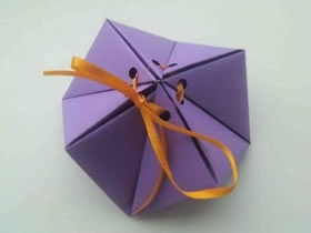 怎么折纸多面体喜糖盒 手工漂亮喜糖盒的折法