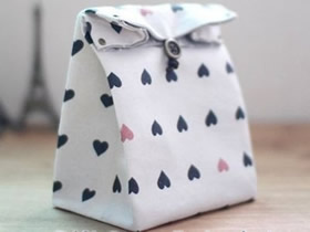 怎么做礼品袋的方法 布艺手工制作礼品包装袋