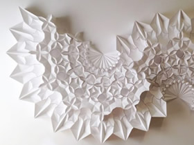 手工几何立体纸雕作品欣赏 绝美的纸之艺术