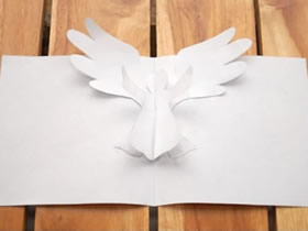 怎么做天使贺卡的方法 立体天使贺卡手工制作