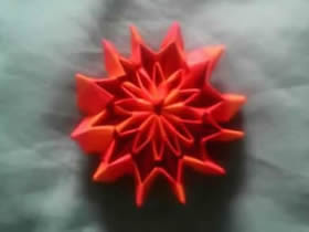 怎么折纸烟花无限翻 手工烟花的折法图解