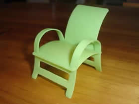怎么做迷你椅子模型 洗洁精瓶子制作小椅子