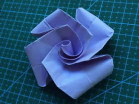 怎么简单折纸玫瑰花 最简单手工玫瑰花的折法