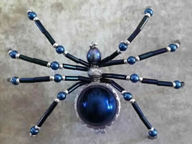 怎么做串珠蜘蛛的方法 串珠手工制作蜘蛛饰品