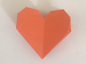 怎么折纸上下两层桃心 手工简单桃心的折法