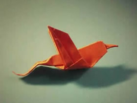 怎么折纸蜂鸟的步骤图 手工蜂鸟的折法过程
