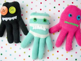 怎么做章鱼娃娃的方法 手套制作章鱼玩偶图解