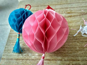 怎么简单做彩球的方法 儿童手工花球制作图解