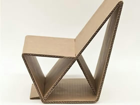 怎么做瓦楞纸椅子的方法 硬纸板制作椅子教程