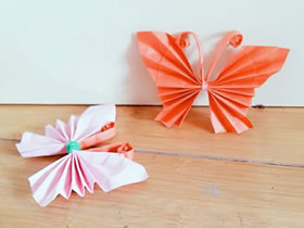 怎么简单折纸蝴蝶的方法 儿童手工蝴蝶的折法