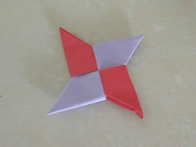 怎么简单折纸四角飞镖的折法图解教程