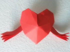 怎么折纸爱之拥抱的折法图解教程