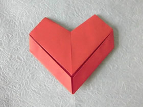 怎么折纸七夕节情书爱心的折法图解教程