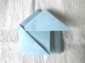 怎么简单折纸小房子信纸的折法图解教程
