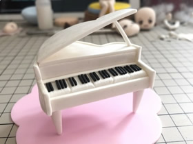 怎么做超轻粘土钢琴的手工制作方法步骤图