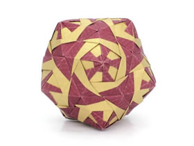 立体纸花球怎么折叠的方法图解过程