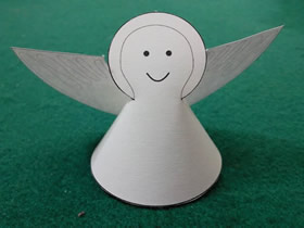 怎么做最简单圣诞节小天使的手工制作教程