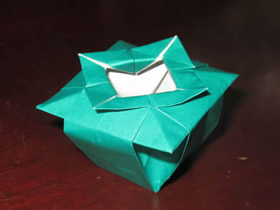 怎么折纸中国花瓶的折法详细步骤图解