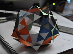 怎么手工做纸十二面体的制作方法图解教程
