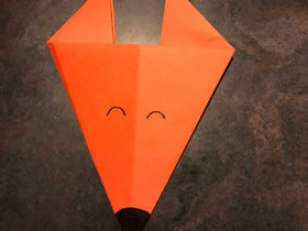 怎么手工折纸狐狸的折法最简单图解