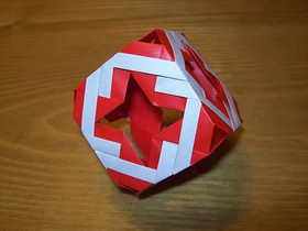 怎么折纸镂空立方体的折法图解详细步骤