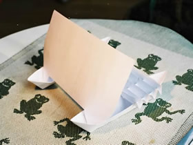 怎么折纸双体帆船的折叠方法图解带图纸