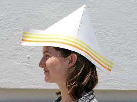 怎么折纸帽子的折法图解简单又漂亮