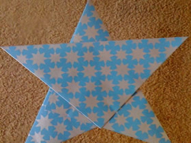 纸五角星的做法